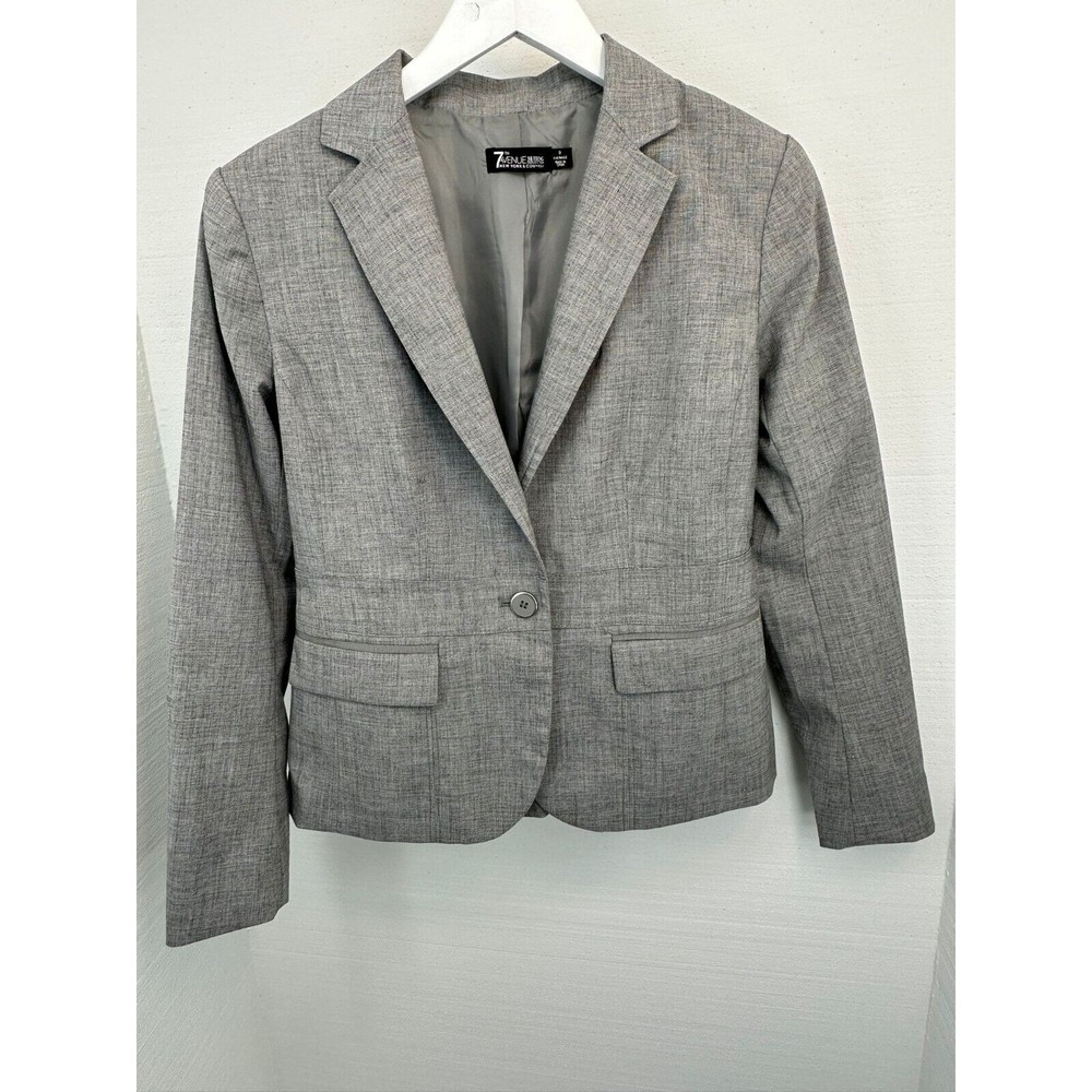 7 Avenue Blazer Jacket Gray Business, Size: 0